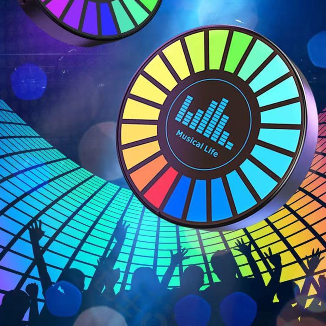MusicRider, dekoratívne svetlo, ktoré bliká na rytmus hudby - Image 4