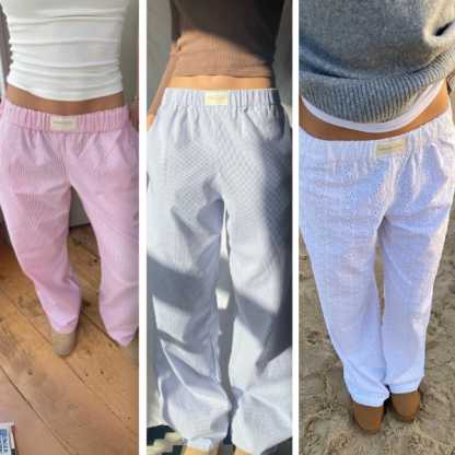 NEWPANT-ROZ-L/XL, Voľné dámske nohavice PINNY - Image 2