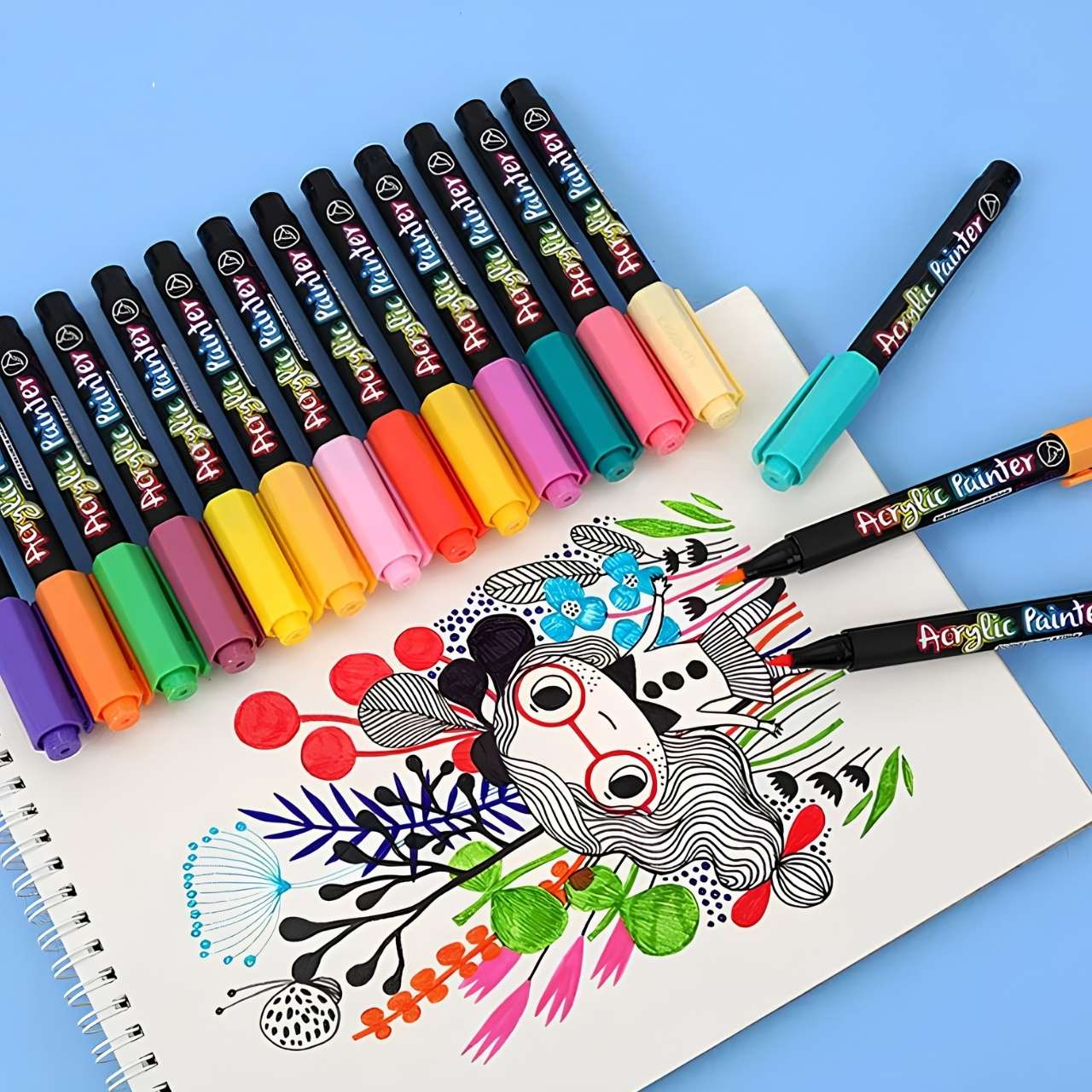 PaintAcrylic, akrylové fixky (12 kusov) - Image 9
