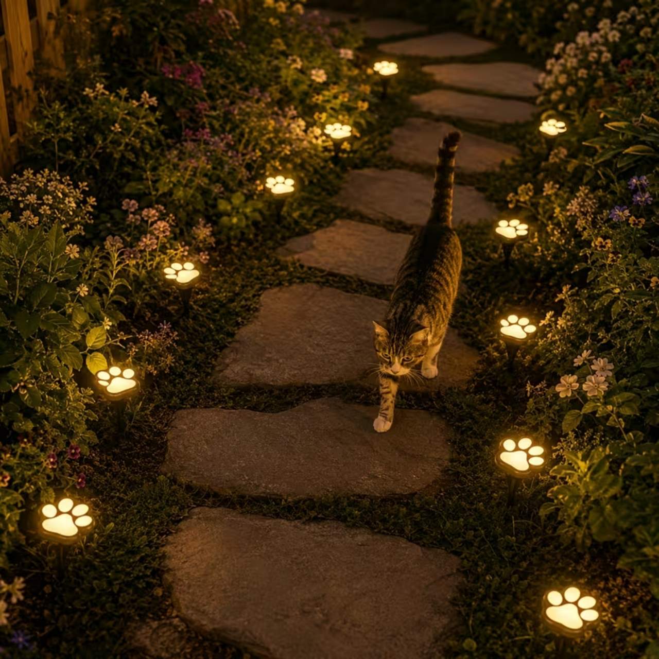 Solárne LED svietidlá v tvare labiek, Paws - Image 11