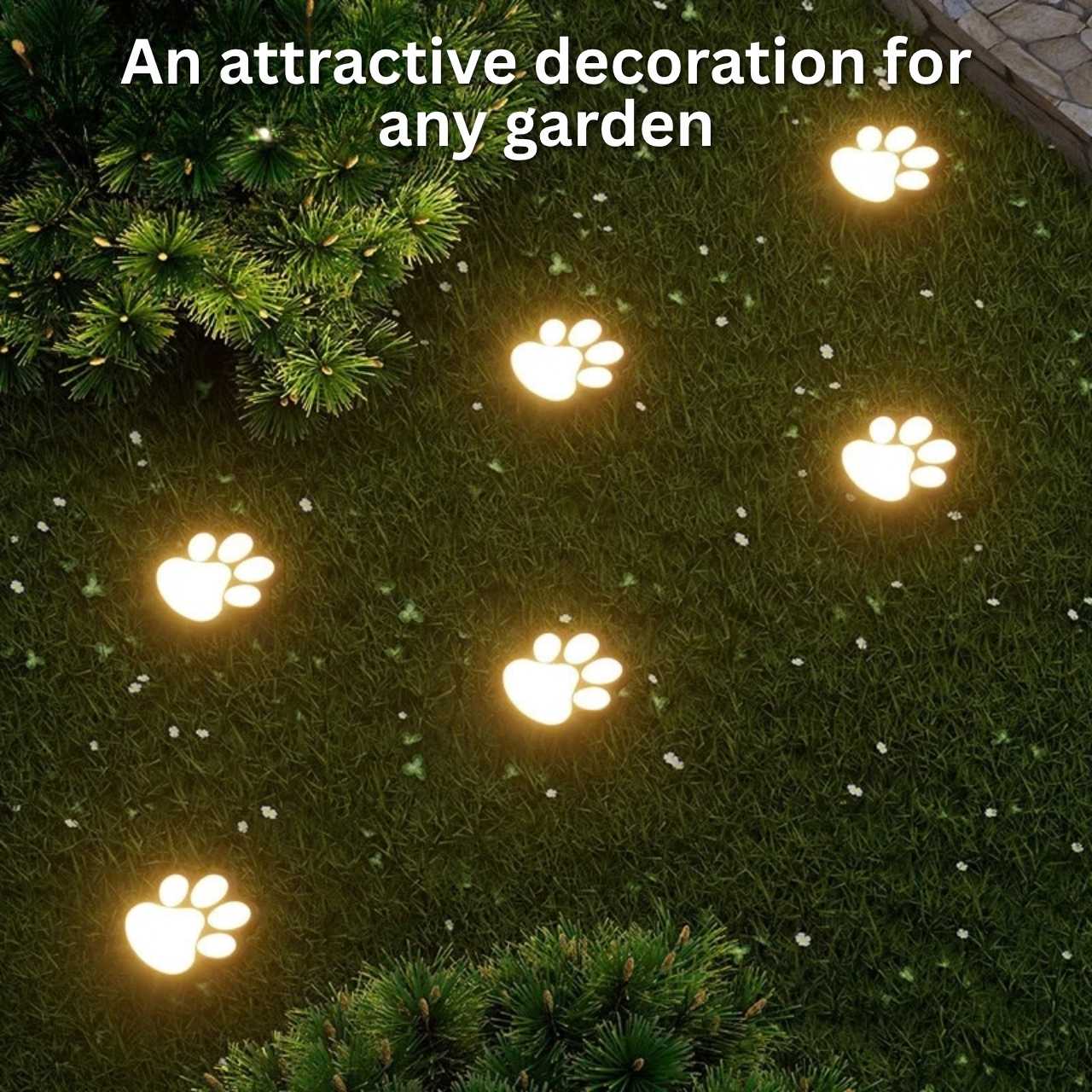 Solárne LED svietidlá v tvare labiek, Paws - Image 6