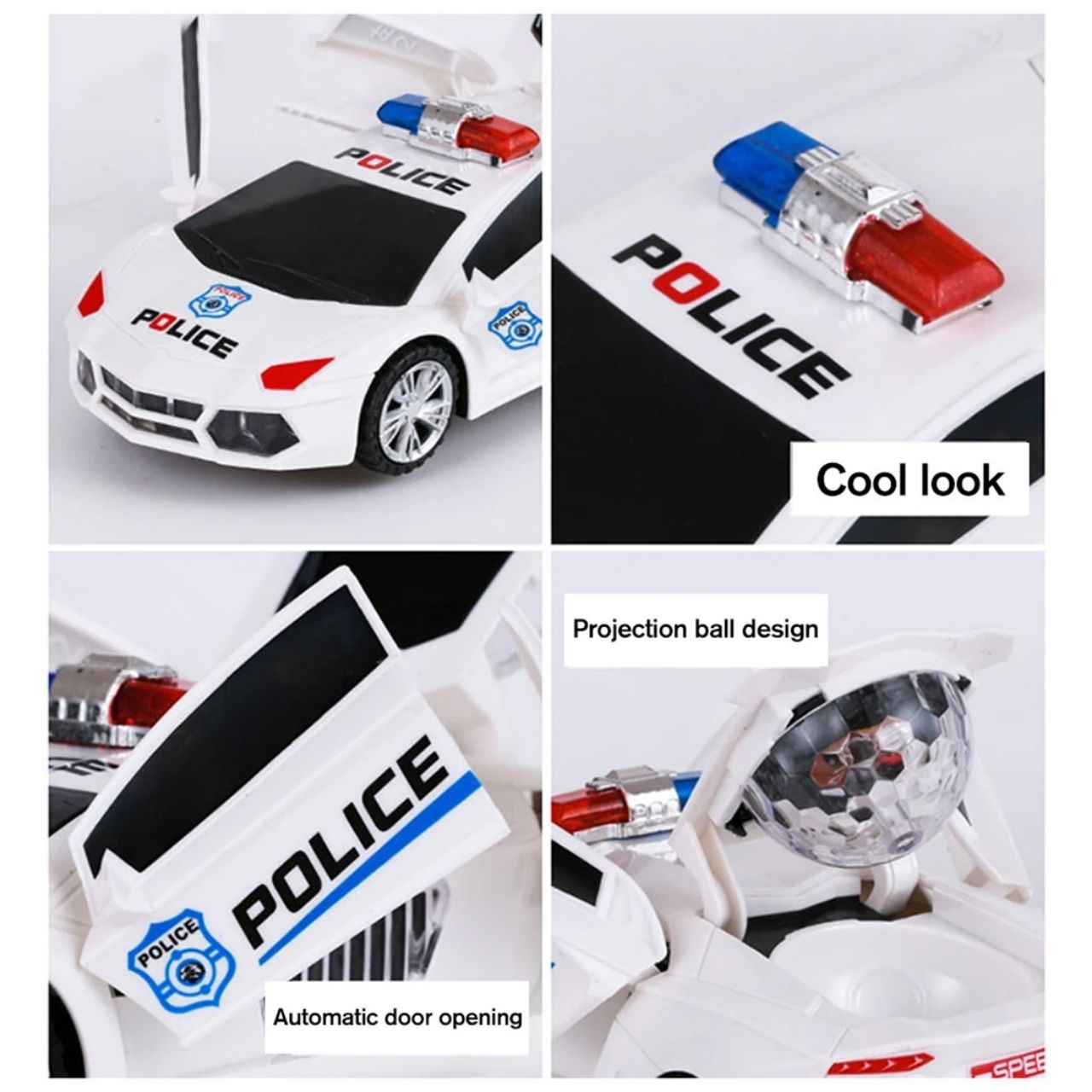 PoliceCar, policajné auto s LED svetlami - Image 2