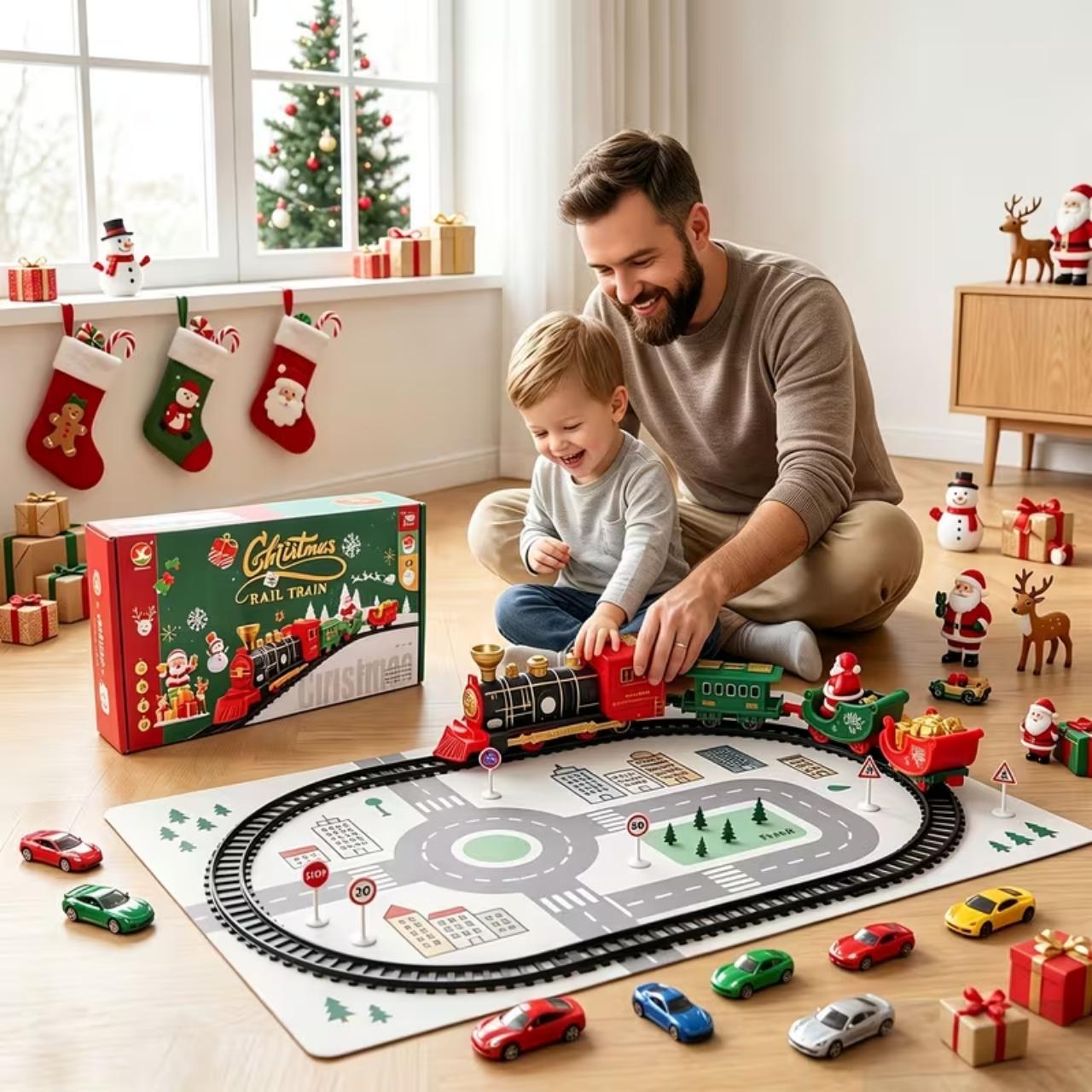 Vianočný vláčik na batérie, RailTrain - Image 9