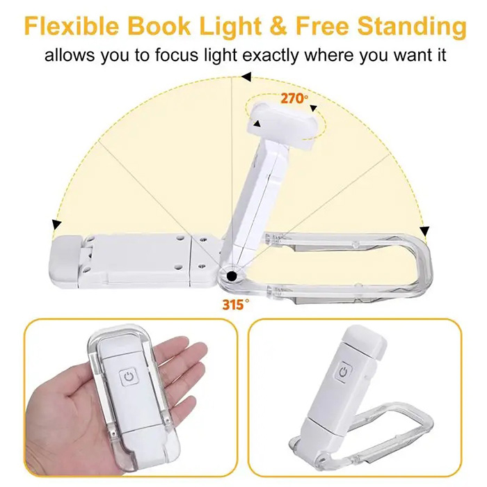 ReadLed, mini LED lampa, ktorá sa dá pripevniť na knihu - Image 5