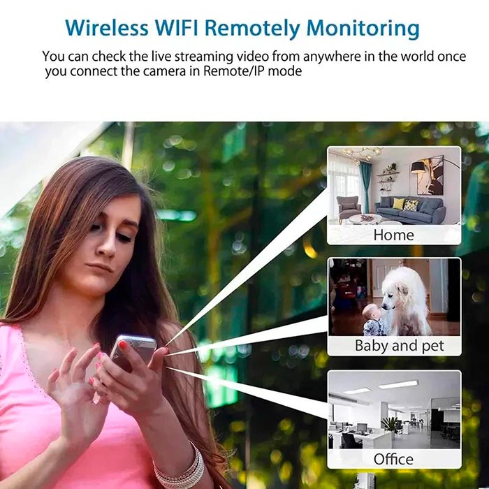 RemoteCam, mini WiFi bezpečnostná kamera - Image 9