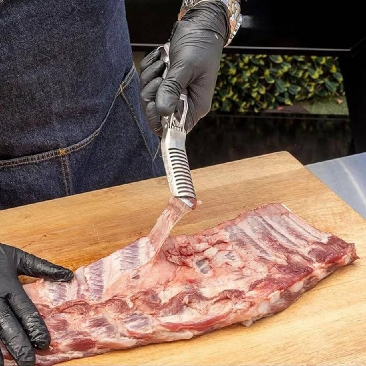RibRemover, nástroj na odstránenie membrány z rebier s čistiacou kefkou v balení - Image 7