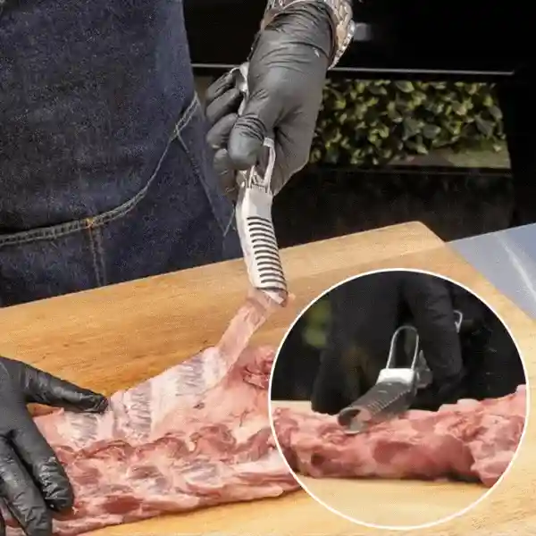 RibRemover, nástroj na odstránenie membrány z rebier s čistiacou kefkou v balení - Image 10