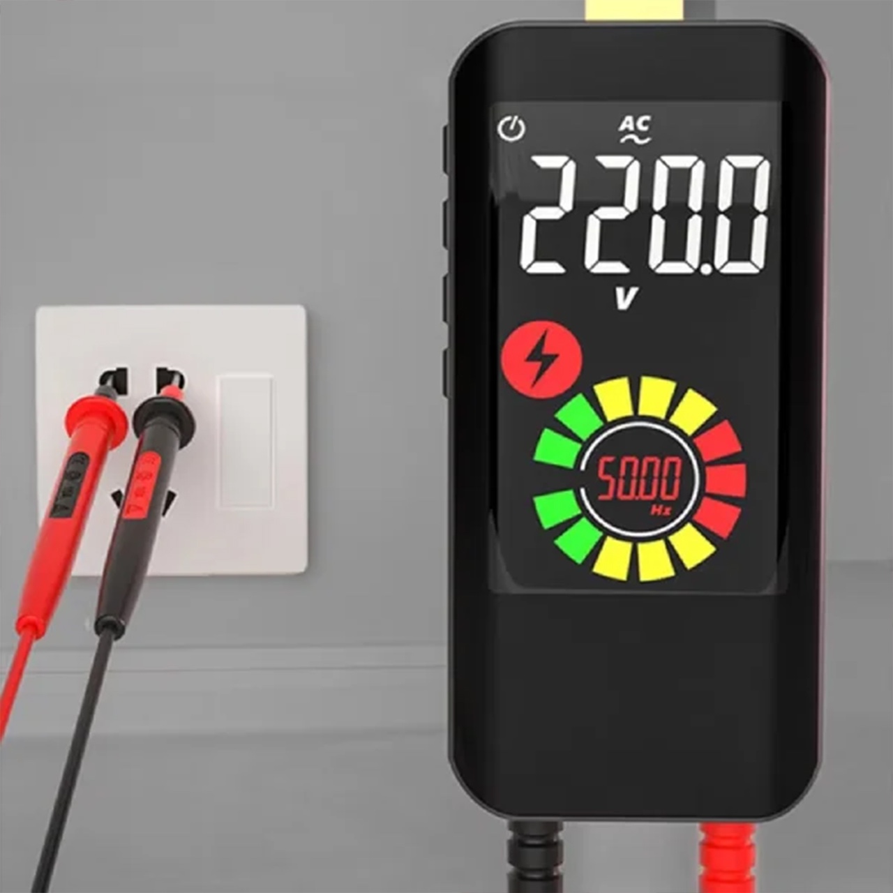 Spoľahlivý tester, ktorý vám umožní ľahko skontrolovať elektrické napätie.
