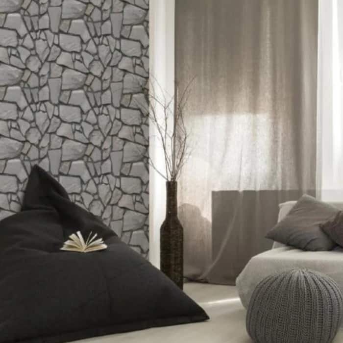 RocksWall, trojrozmerné nálepky na stenu s efektom skál (10 ks) - Image 3
