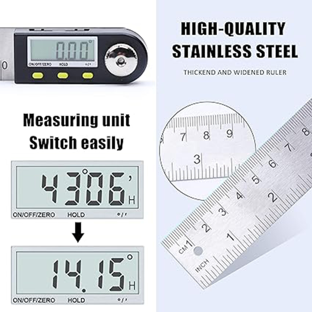 Ruler, digitálny uhlomer - Image 7