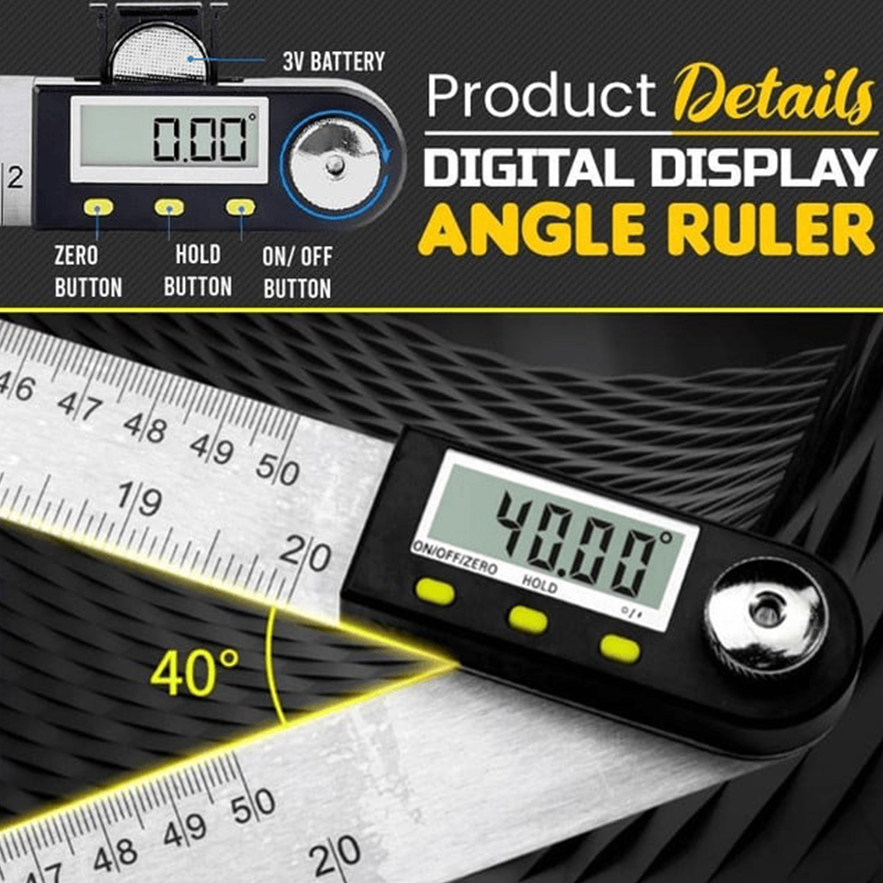 Ruler, digitálny uhlomer - Image 9