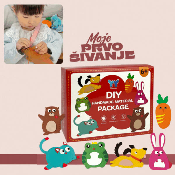 SEWDIY, Detská šijacia súprava – Moje prvé šitie - video