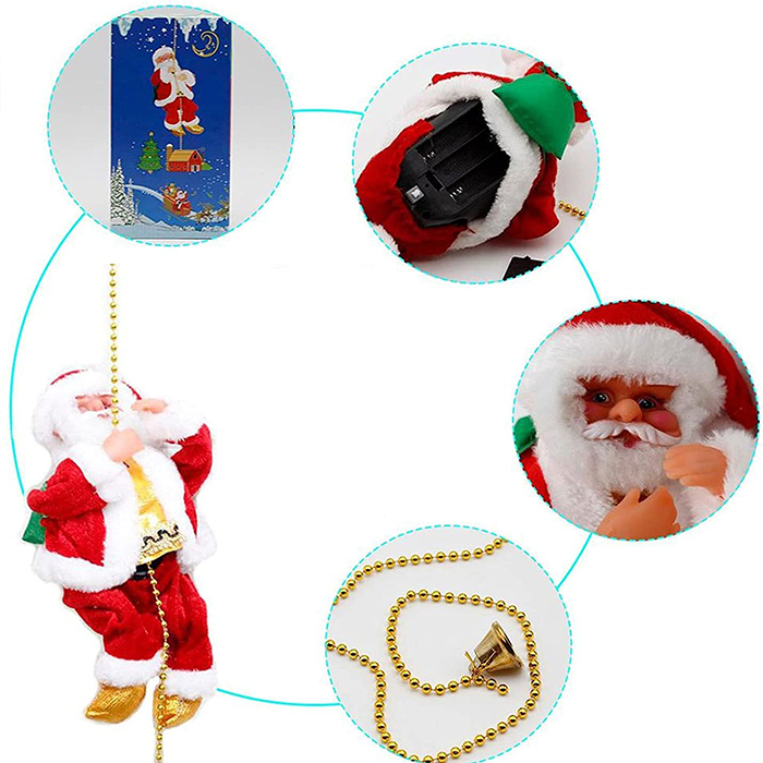 SantaStar, Santa, ktorý prehráva hudbu a šplhá sa po lane - Image 8
