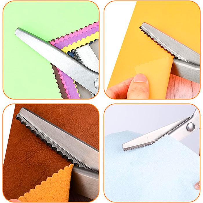 Scissors, zúbkové nožnice na rezanie všetkých druhov materiálov - Image 4