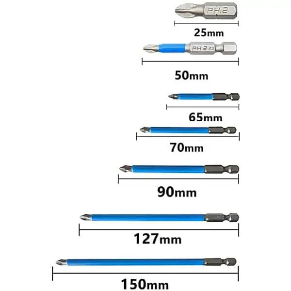 ScrewBitsMagnetic7, 7-dielna sada magnetických vrtákov - Image 2