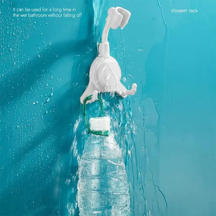 ShowerRack, držiak sprchovej hlavy s pridanými háčikmi na zavesenie - Image 7