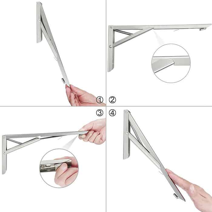 SimpleBracket, skladací držiak nábytku (2 ks.) - Image 3