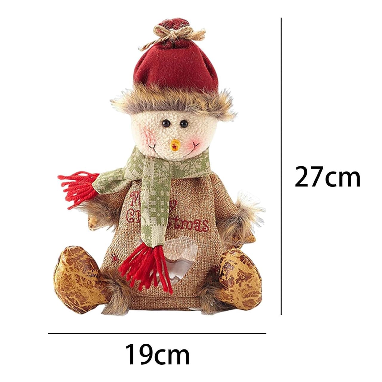 SnowMan, jedinečná taška na darčeky v tvare snehuliaka - Image 6
