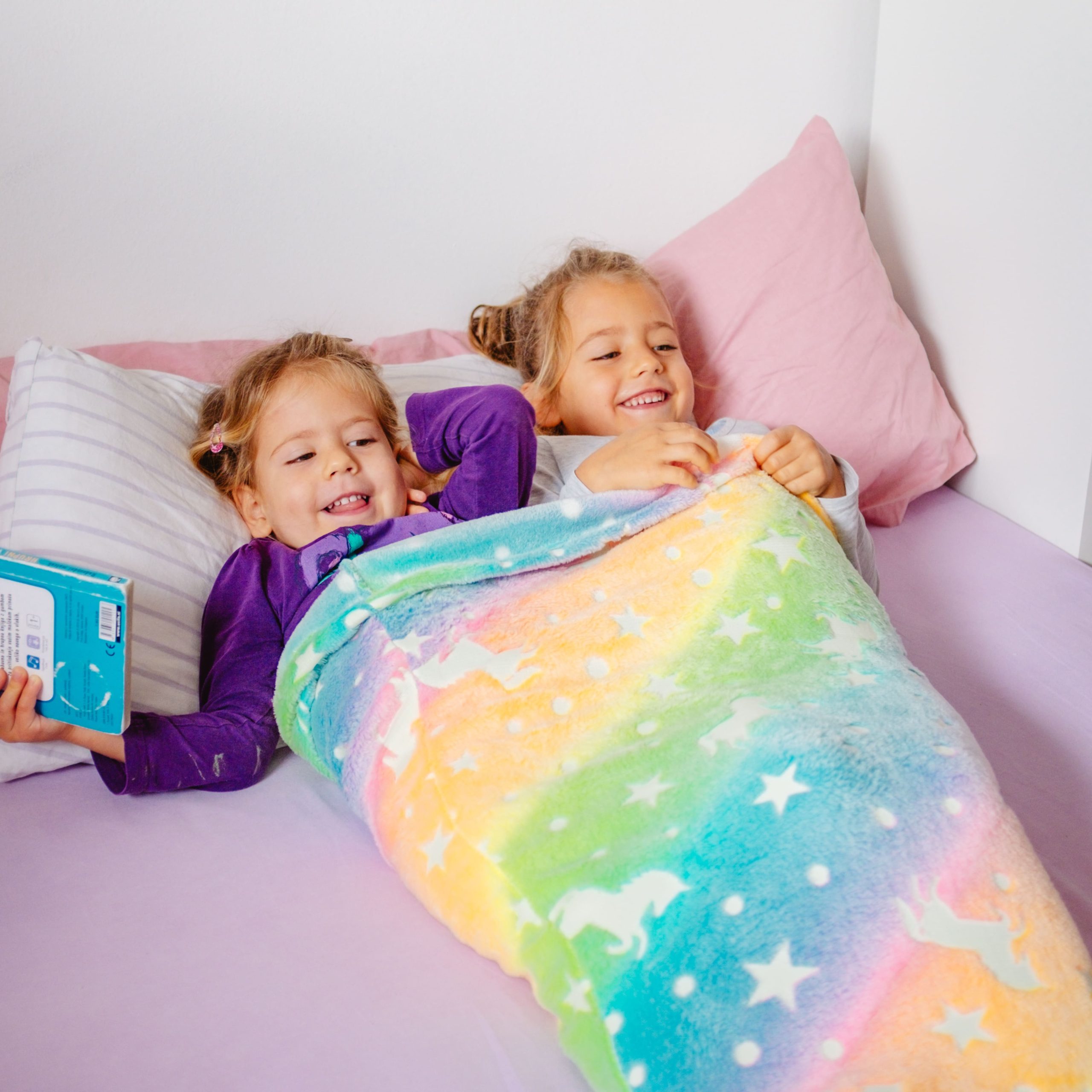 SparkleMermaid, darčekový set s dekou pre dievčatko a diamantovým a samolepkovým tvorivým setom ZADARMO - Image 3