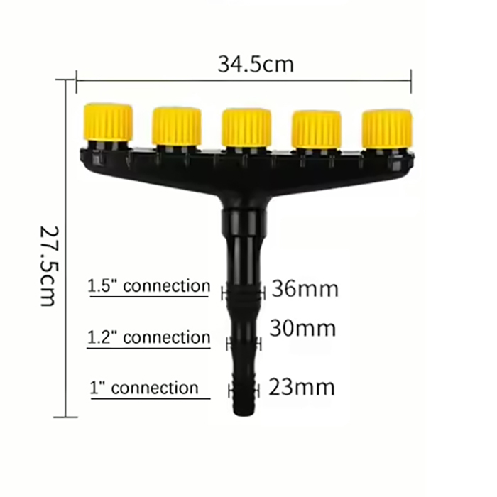 Splitter, Záhradná postrekovačka s 5 tryskami - Image 2