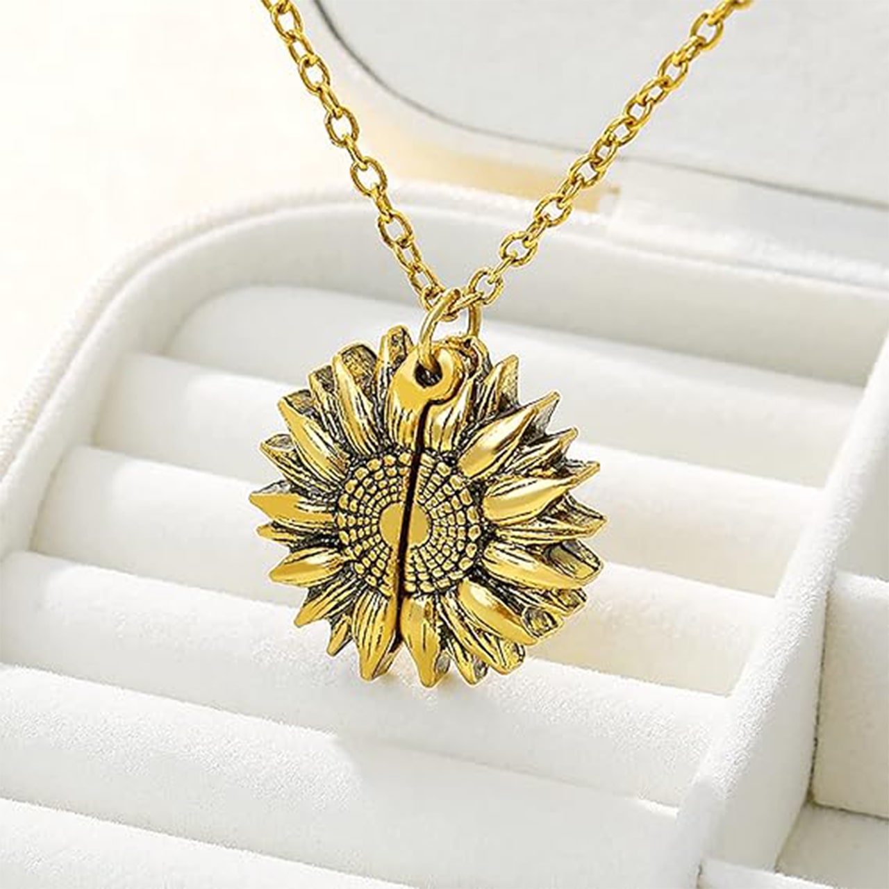SunNecklace, náhrdelník s motívom slnečnice a roztomilým nápisom - Image 7