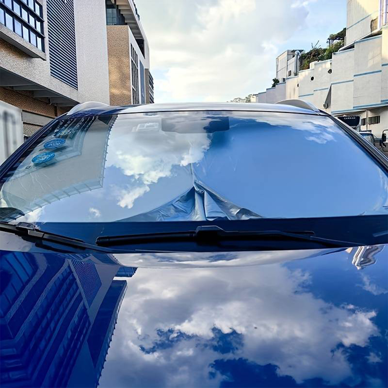SunVisor, zasúvacia slnečná clona na čelné sklo auta - Image 4