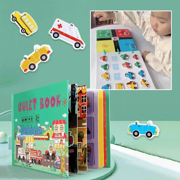 TIHKNJIGA, Interaktívna Montessori kniha s nálepkami - video