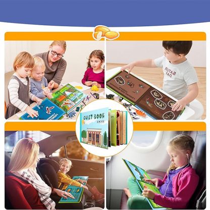 TIHKNJIGA, Interaktívna Montessori kniha s nálepkami - Image 4