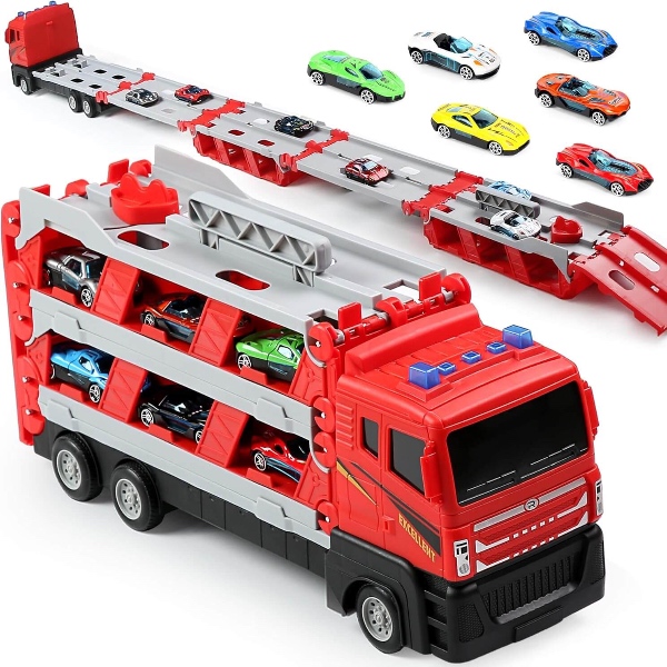 NÁKLADNÝ AUTOMOBIL, Nákladný automobil s odpaľovacou rampou a autíčkami - Image 8