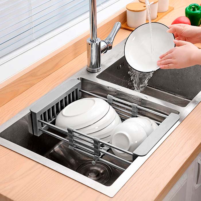 TopDrain, flexibilný odtokový systém na sušenie riadu a umývanie potravín - Image 4