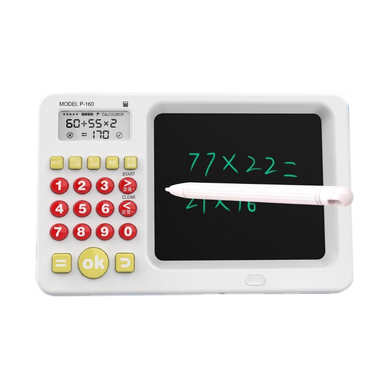 Vzdelávací tablet 2 v 1 s kalkulačkou pre deti, TrainMath - Image 6