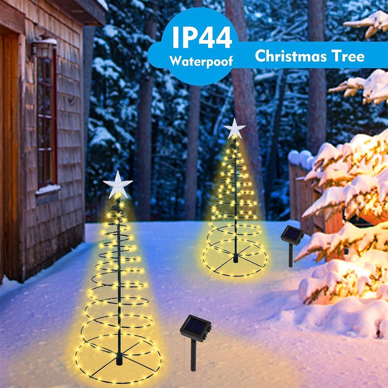 TreeSolar, vianočný stromček so solárnymi LED svetlami - Image 4