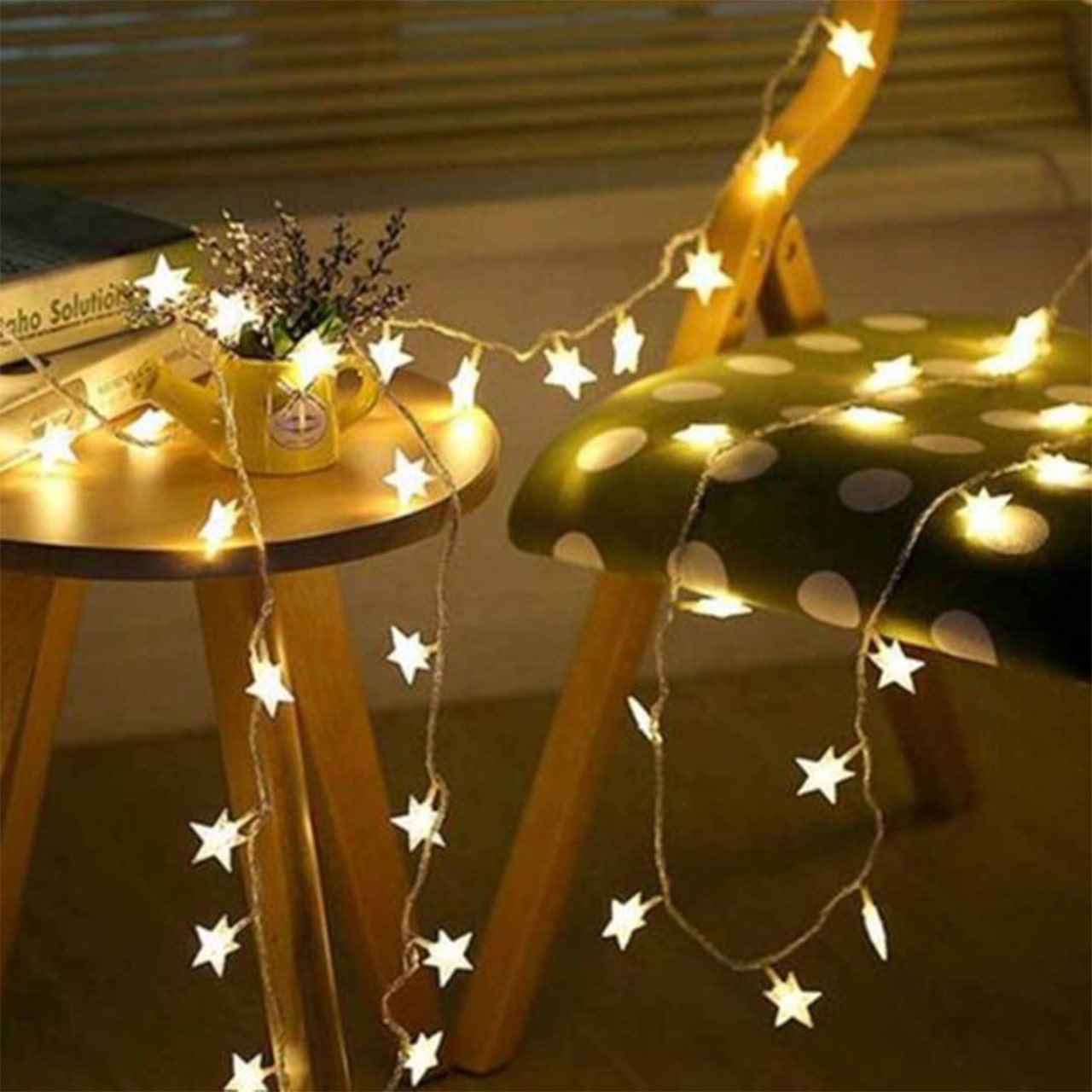 Twinkles, svetelný reťazec so svetlami v tvare hviezd (6 m) - Image 7