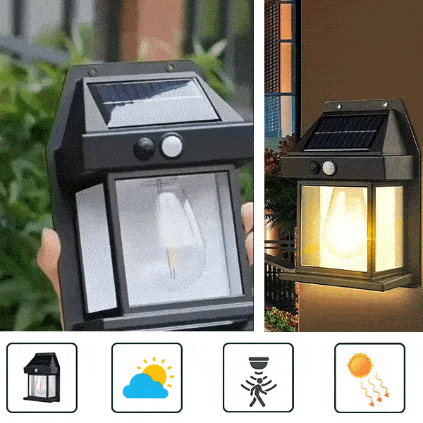 WLAMP, Vonkajšia solárna lampa so senzorom pohybu - video