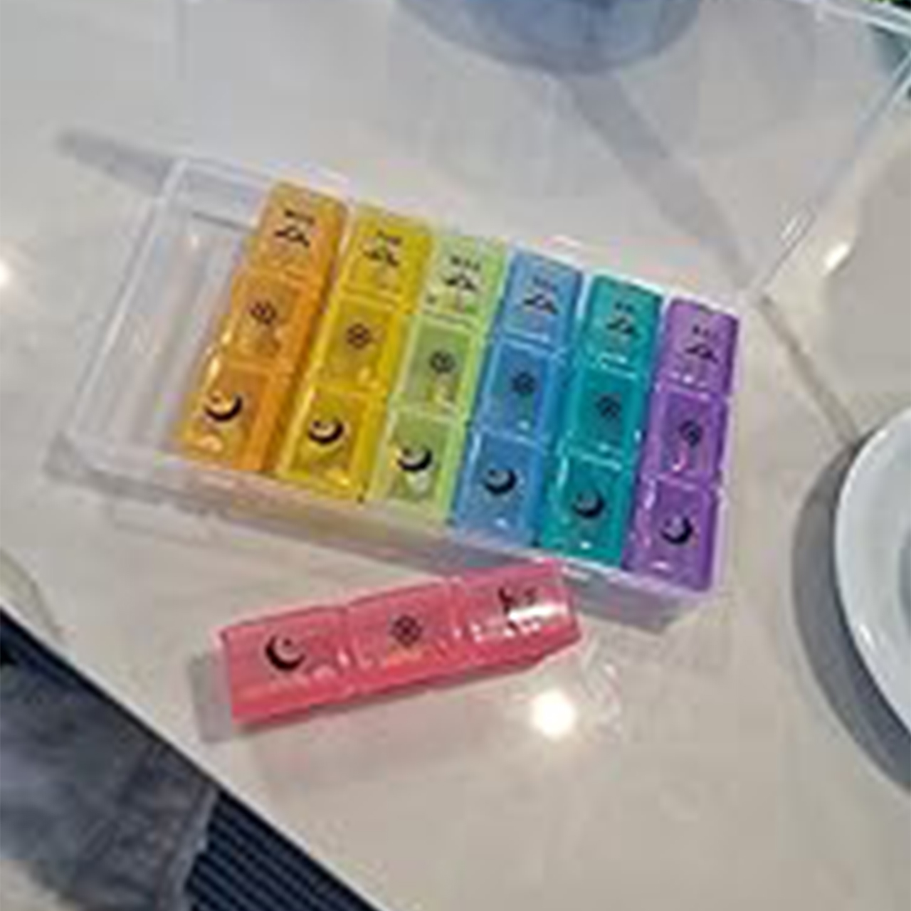WeeklyBox, organizér na tabletky, výživové doplnky alebo vitamíny - Image 5