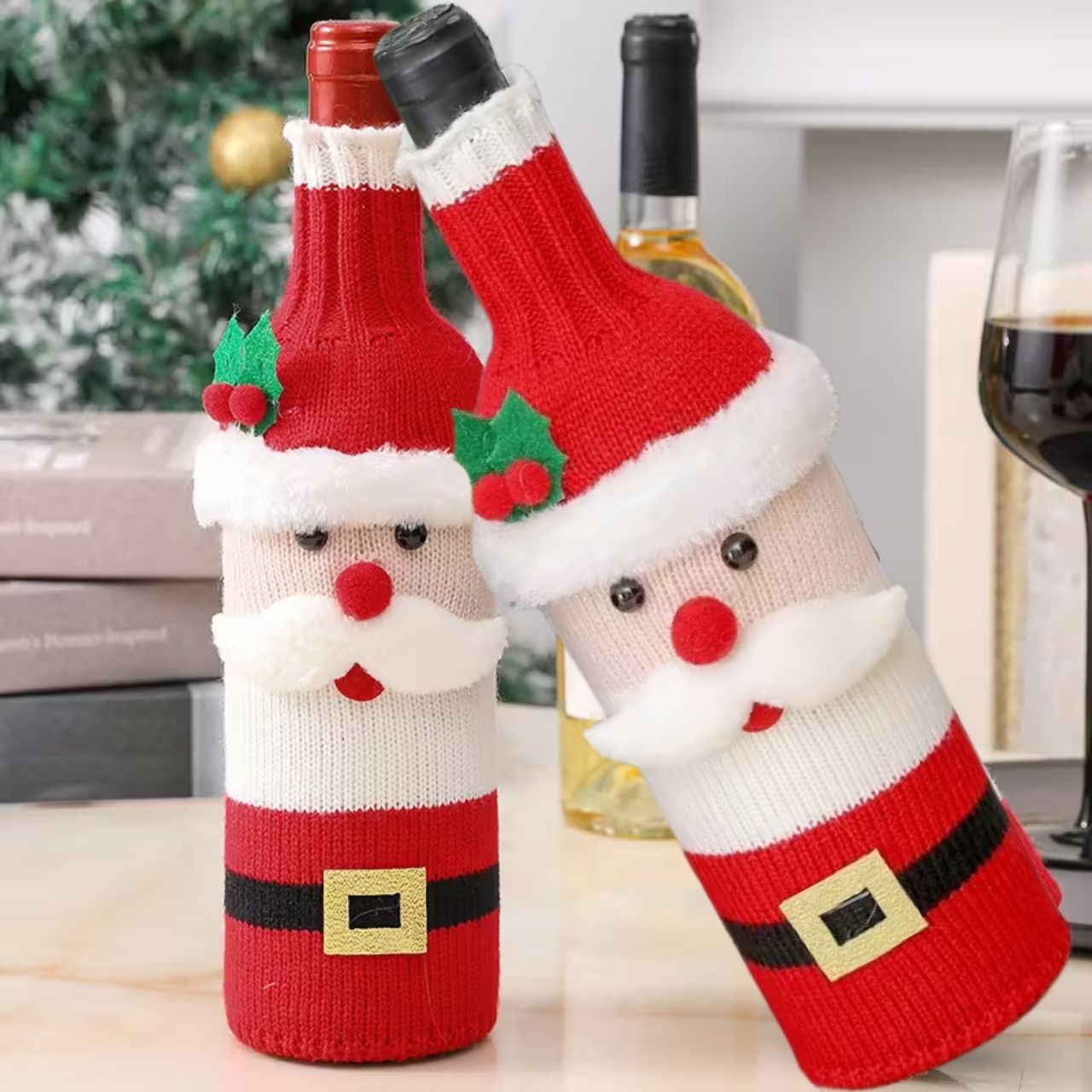 WineSanta, obal na fľašu Santa Clausa - Image 2