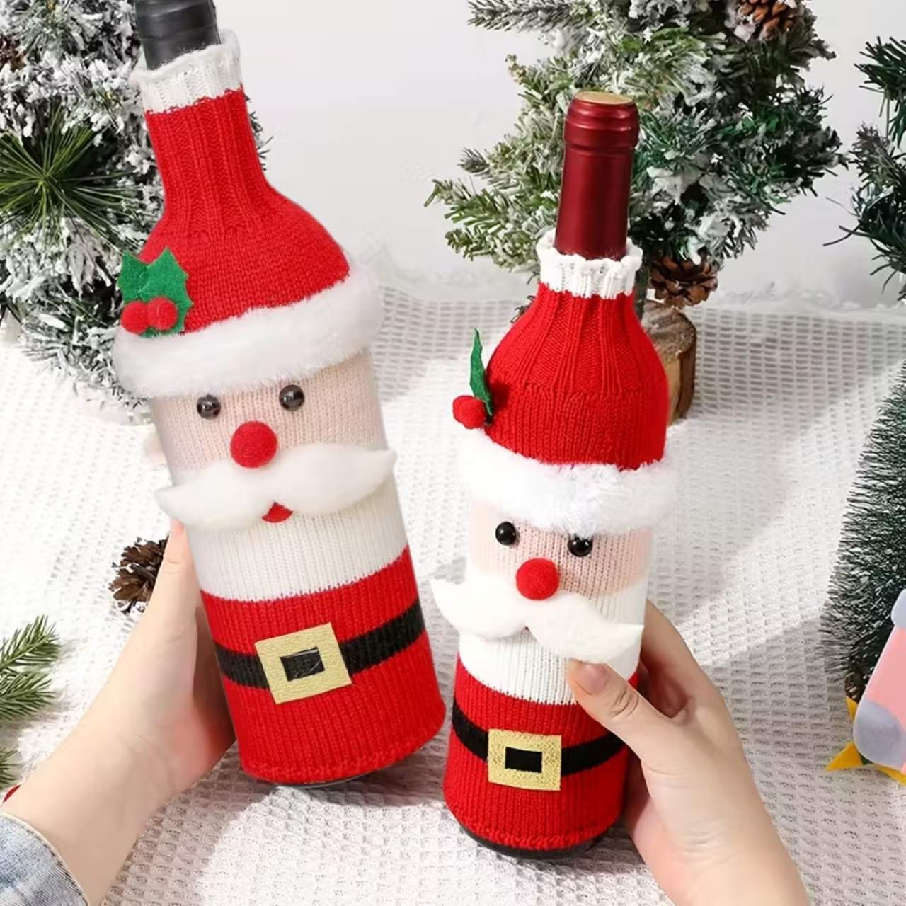 WineSanta, obal na fľašu Santa Clausa - Image 3