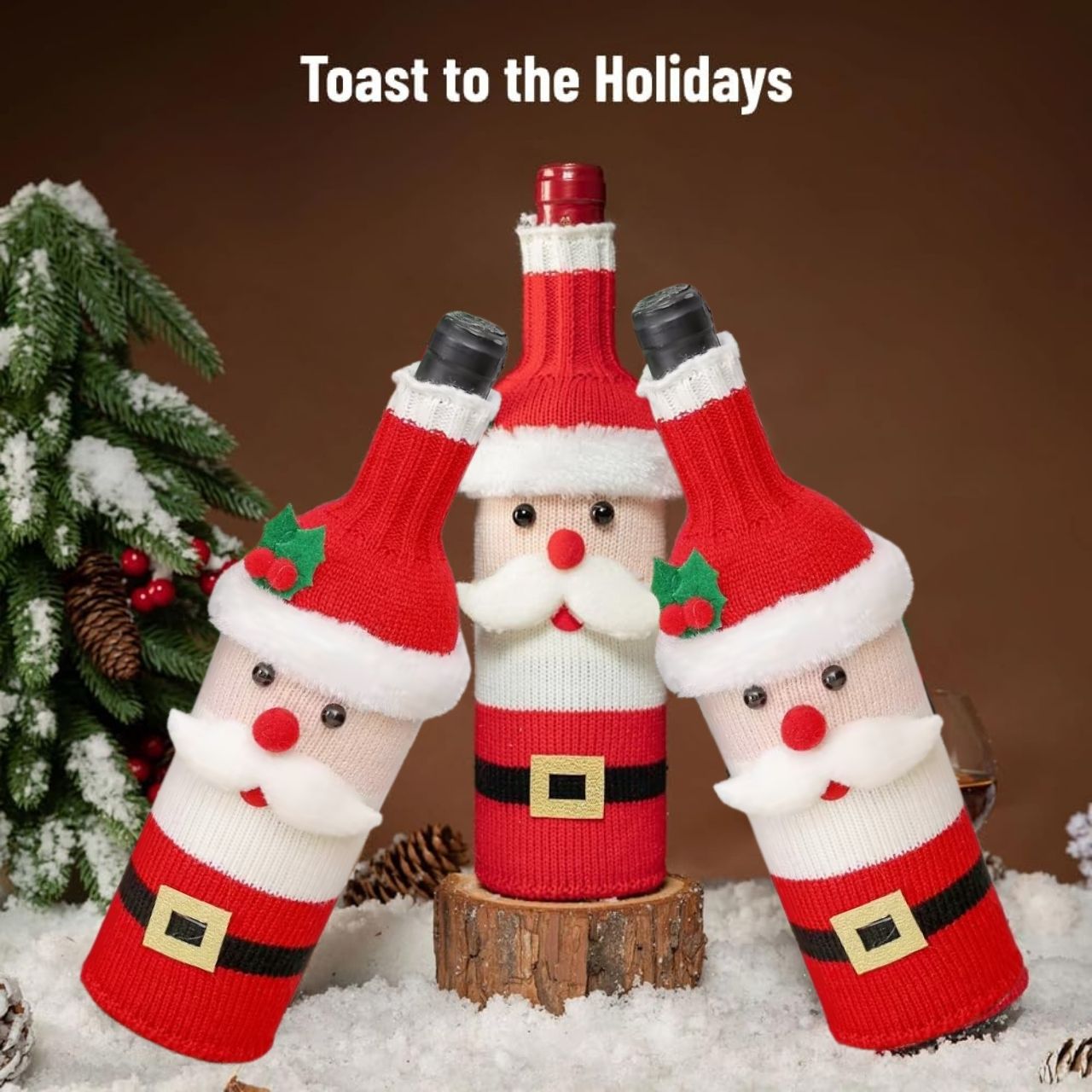 WineSanta, obal na fľašu Santa Clausa - Image 4