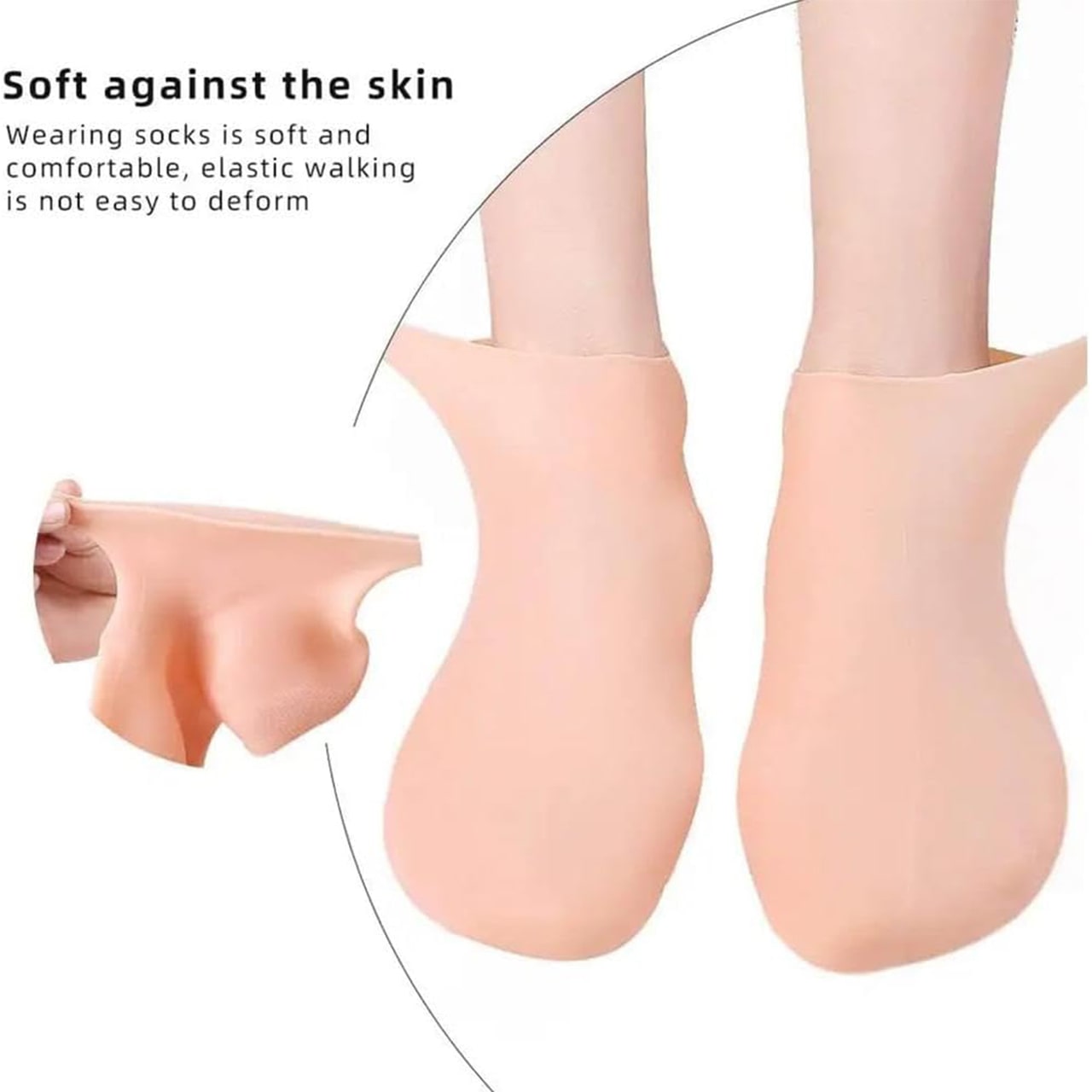 MoistMask, zvlhčujúce silikónové ponožky na starostlivosť o nohy (1+1 ZDARMA ) - Image 3