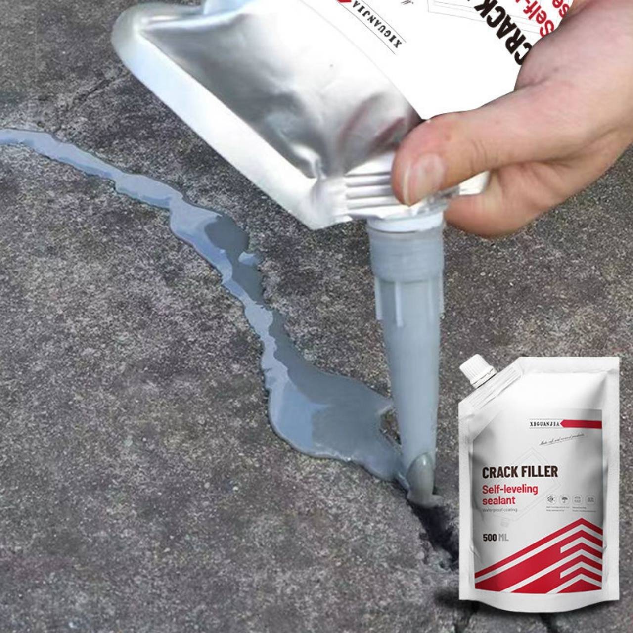 CrackFiller, elastický tmel na opravu trhlín (500 ml) - Image 3